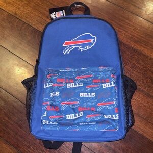 New with Tags Buffalo Bills Backpack -Pegasus Sports Youth - Red, White, & Blue